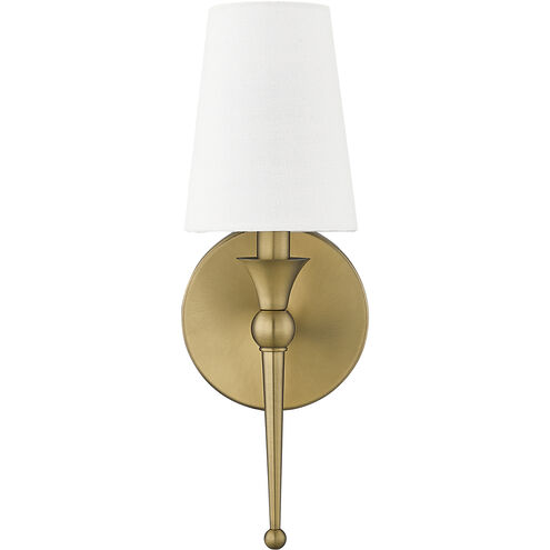 None Wall Sconce Wall Light in Vintage Brass
